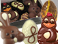 Conj. 7 Figuras e Bombons de Chocolate, 88 g - 0000003777