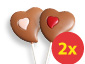 Conjunto de Chupas de Chocolate, 2x30 g - 0000004530